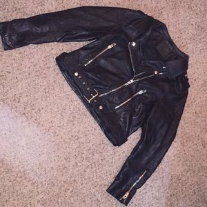 BlankNYC leather moto jacket